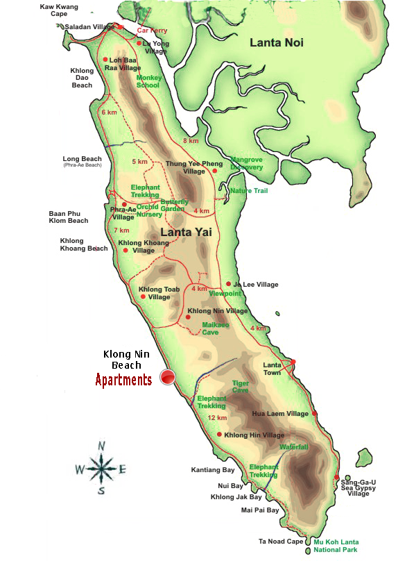 Карта Ко Ланта